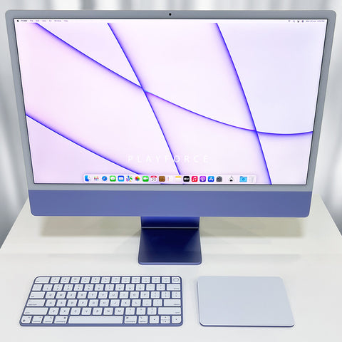 Apple iMac 24-inch M1 Chip 16GB 256GB Purple – Playforce