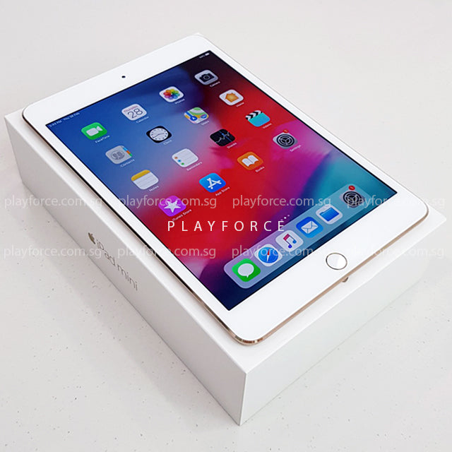 iPad Mini 4 (128GB, Cellular, Gold) – Playforce